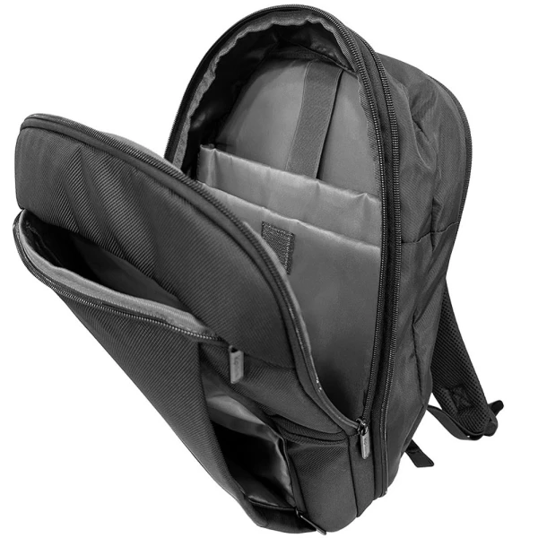 KLIPX LAPTOP BACKPACK SLIM & EXPANDABLE WATER-RESISTANT WITH ANTI-THEFT POCKET | KNB-650BK - Image 