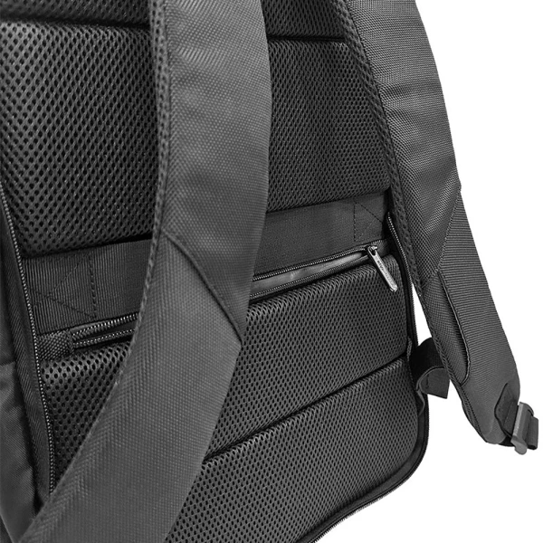 KLIPX LAPTOP BACKPACK SLIM & EXPANDABLE WATER-RESISTANT WITH ANTI-THEFT POCKET | KNB-650BK - Image 