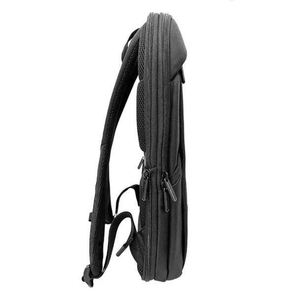 KLIPX LAPTOP BACKPACK SLIM & EXPANDABLE WATER-RESISTANT WITH ANTI-THEFT POCKET | KNB-650BK - Image 