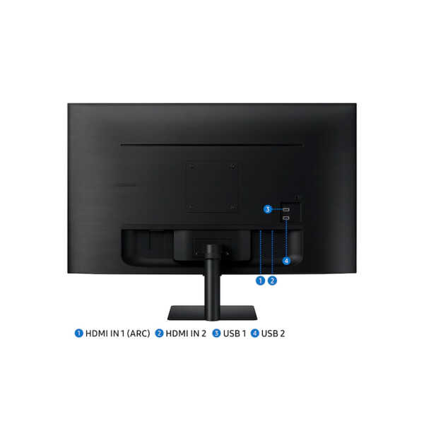 SAMSUNG BLACK SMART MONITOR 32" M50D FHD | LS32DM500ENXGO - Image 