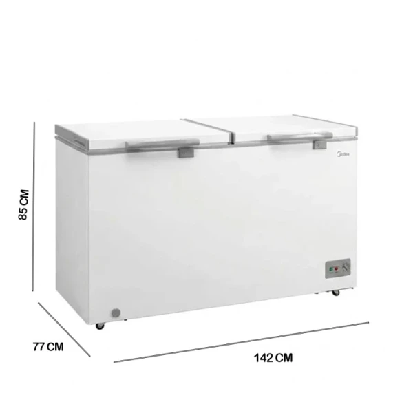 MIDEA 14 CUFT/418L CHEST FREEZER 115V WHITE | MD-RC564FZR01 - Image 