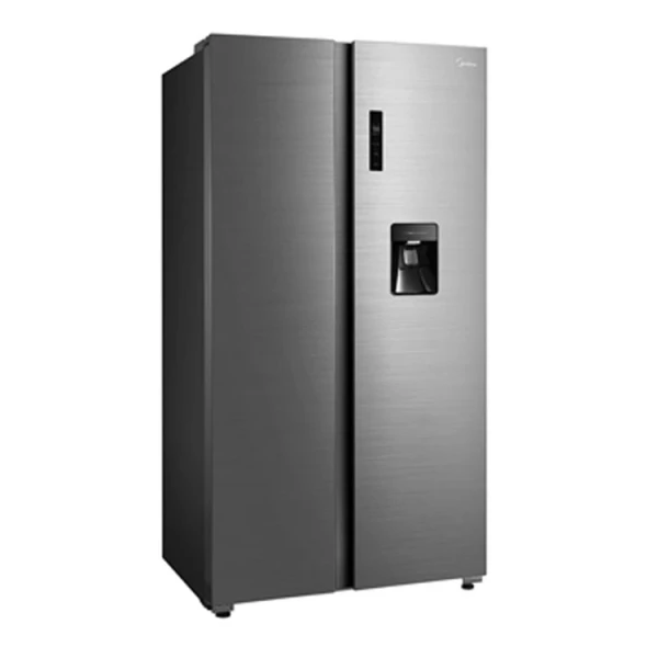 MIDEA 18 CU.FT SIDE BY SIDE REFRIGERATOR SILVER 115V | MDRS710FGG46INVWD - Image 