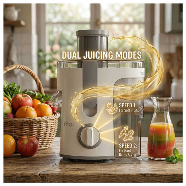 MOI JUICE EXTRACTOR MACHINE WHITE | MJE3000WGM - Image 