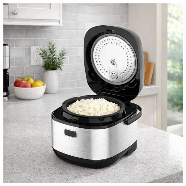 MOI INDUCTION RICE COOKER 5L 1150W STAINLESS STEEL | MRCD15CDCGGM - Image 