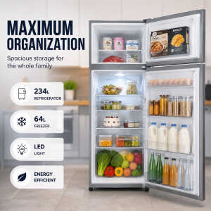 PREMIER 10.5 CUFT FROST FREE REFRIGERATOR, SS | NV-9012R2F105SN1 - Image 