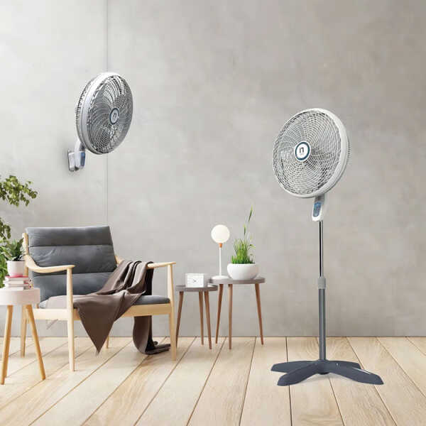 NAVIA 18" 2 IN 1 PEDESTAL AND WALL FAN WITH REMOTE 127V | P1833 - Image 