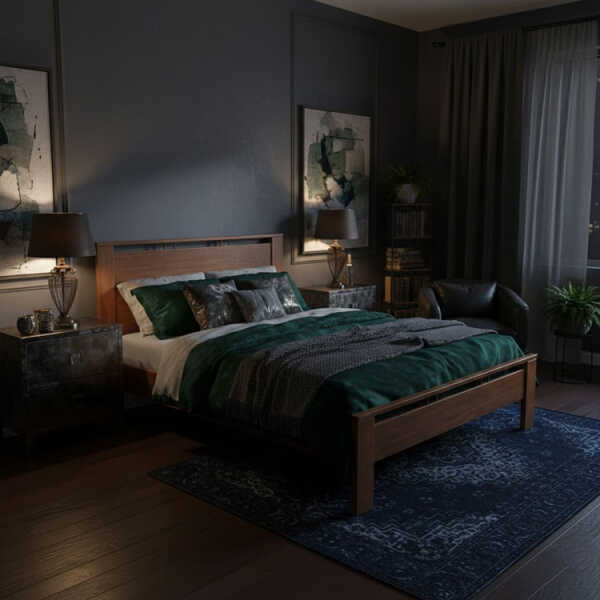 PARTO KING SIZE WOODEN BED 180X200 WATRAKANDE | PARTO-180X200 - Image 