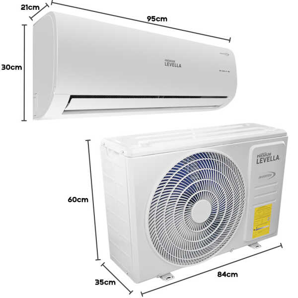 PREMIUM 18000BTU INVERTER SPLIT UNIT 220V AIR CONDITIONER  | PIA181710 - Image 