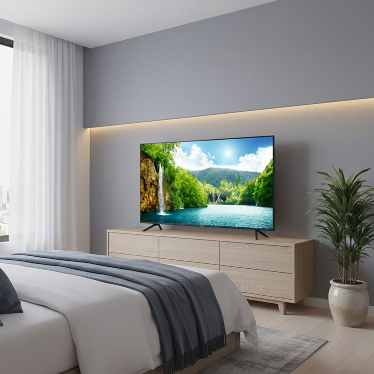 50 inch smart TV QLED bedroom Android 13