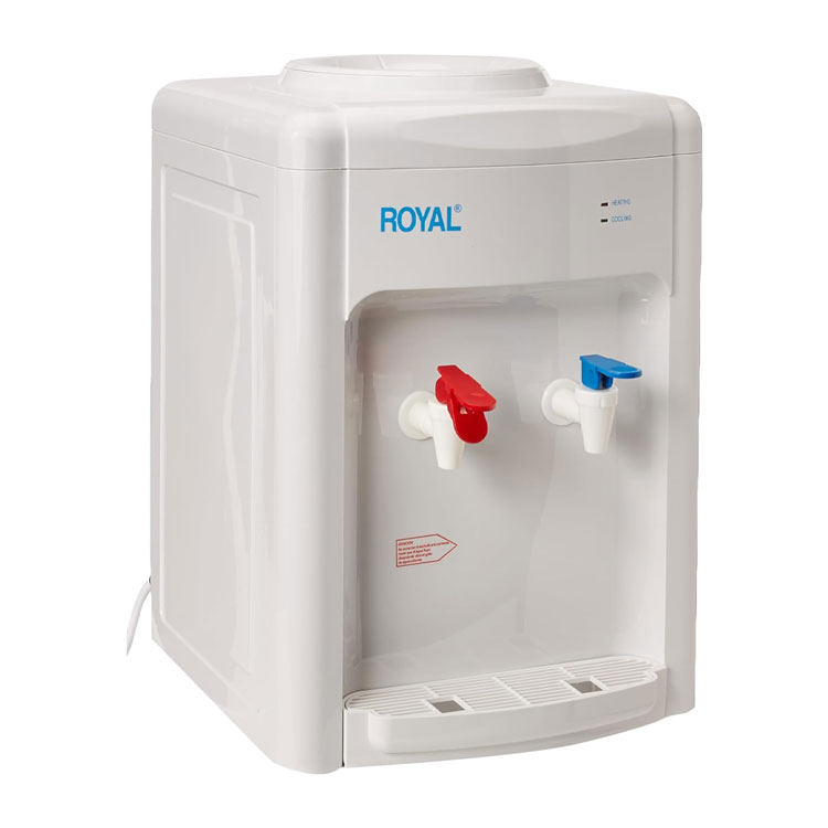 Royal 52241M white tabletop top-load water dispenser