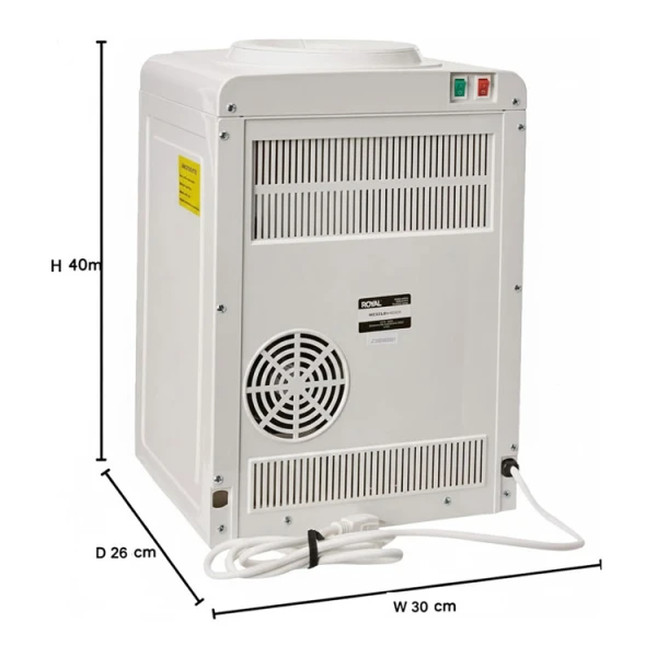 ROYAL TOP LOAD TABLE WATERDISPENSER 127V WHITE | 52241M - Image 