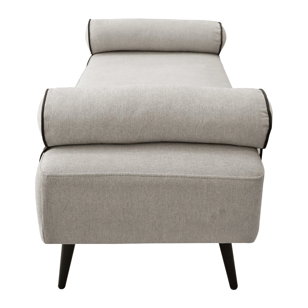 Luxe ottoman with a modern look
