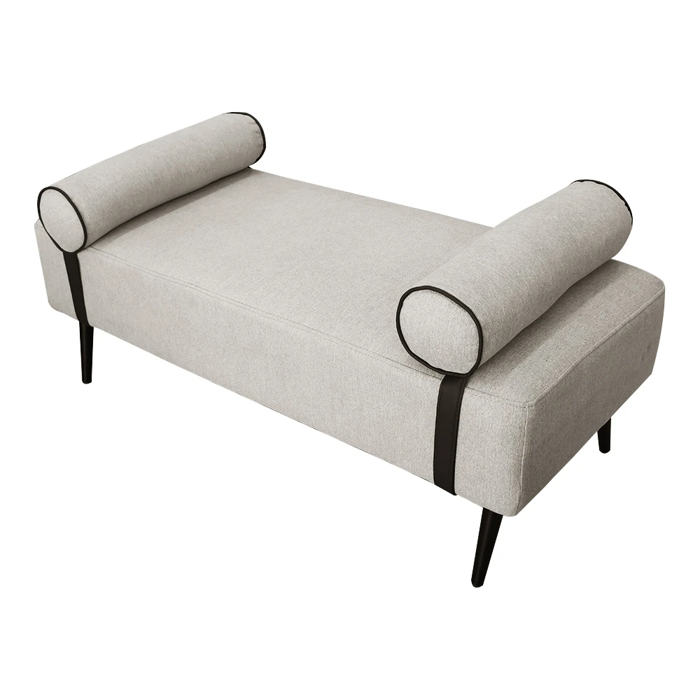 Decorative ottoman with subtle details