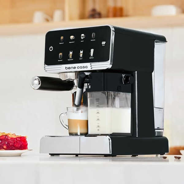 BENE CASA TOUCHSCREEN ESPRESSO MAKER | BC-99766 - Image 