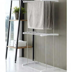 2 TIER BATHROOM TOWEL RACK | C11605 - Image 