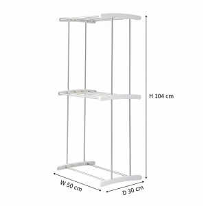2 TIER BATHROOM TOWEL RACK | C11605 - Image 