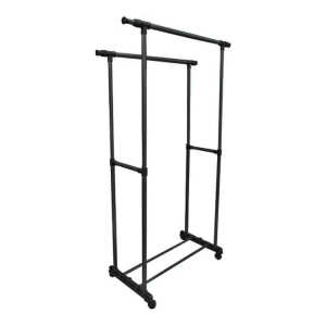 MULTI PURPOSE CLOTING RACK W/ SHELF | C128643 - Image 