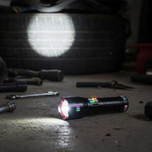 AFCAT ALUMINUM ALLOY STRONG LIGHT FLASHLIGHT | C15G01 - Image 