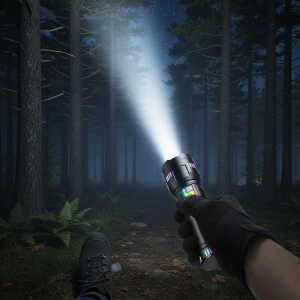 AFCAT ALUMINUM ALLOY STRONG LIGHT FLASHLIGHT | C15G01 - Image 