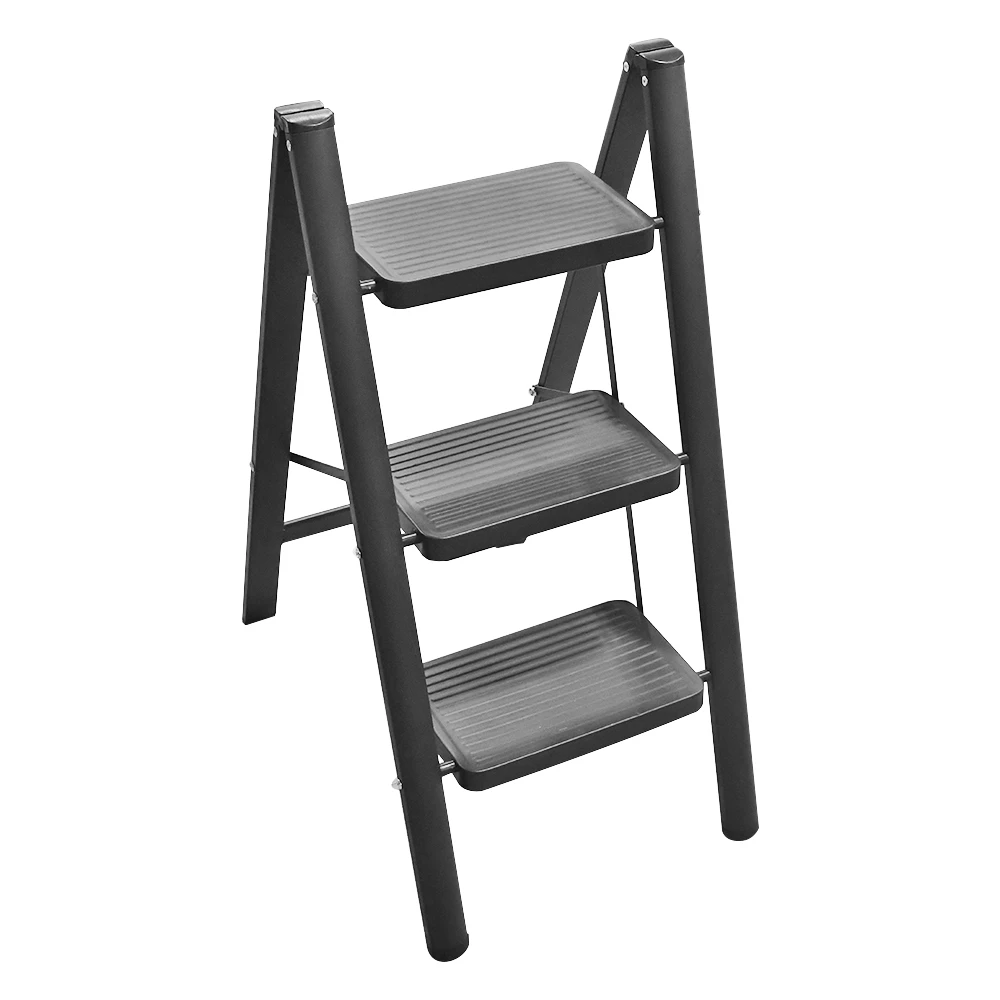 Multi-Purpose 3-Step Ladder – Black