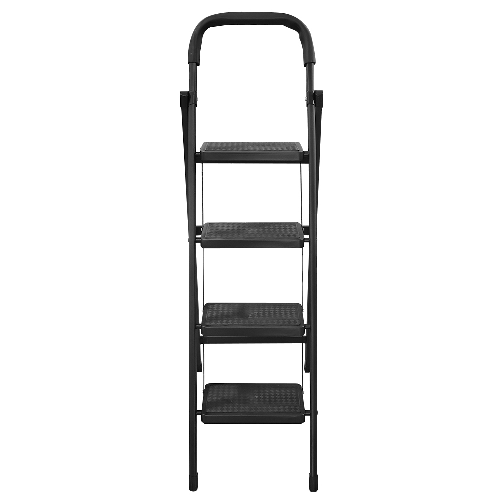 4-Step Black Ladder C15ML4 – Durable and Stylish for Home and Work