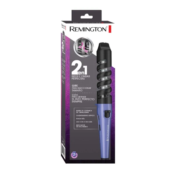 REMINGTON 2-IN-1 CURLING IRON PURPLE | CI63N1 - Image 