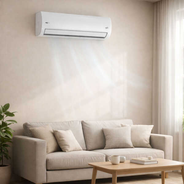 GLOBAL 12000BTU SPLIT UNIT 220V NON-INVERTER AIR CONDITIONER  | CS12C220 - Image 