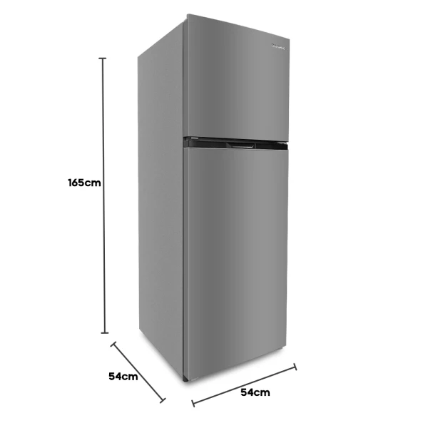 DEAWOO 9.0 CU.FT NO FROST REFRIGERATOR GREY | DWTM0920HSE - Image 