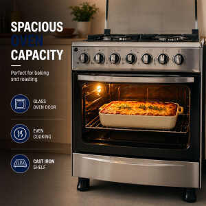 PREMIER 30" 6-BURNERS GAS RANGE SS | EF-8691NG306T1 - Image 