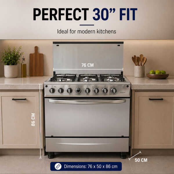 PREMIER 30" 6-BURNERS GAS RANGE SS | EF-8691NG306T1 - Image 
