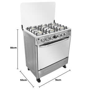 PREMIER 30" 6-BURNERS GAS RANGE SS | EF-8691NG306T1 - Image 
