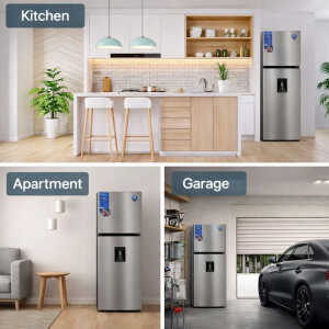MIDEA 12 CU.FT REFRIGERATOR W/ WATERDISPENSER INVERTER | MDRT489MTG46 - Image 