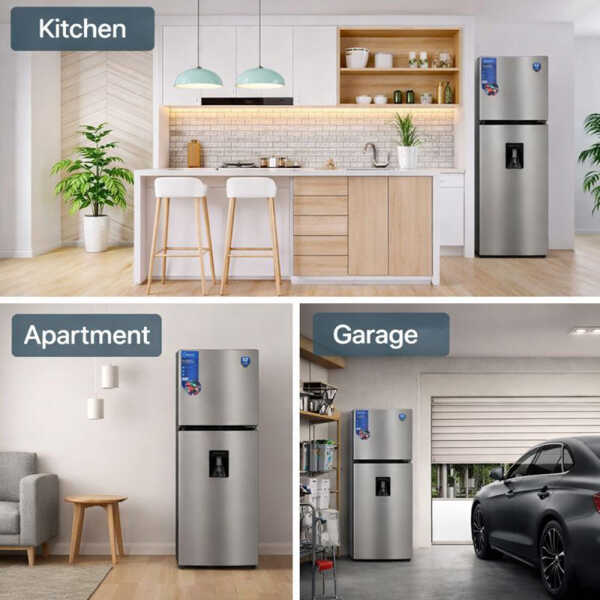 MIDEA 12 CU.FT REFRIGERATOR W/ WATERDISPENSER INVERTER | MDRT489MTG46 - Image 