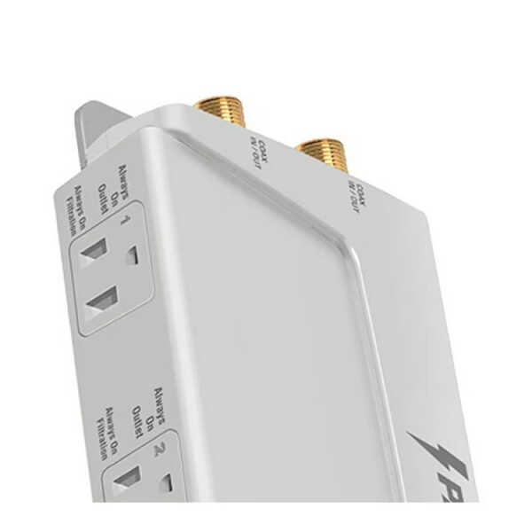 PANAMAX MAX FLAT PANEL 300 - 2 OUTLET SURGE PROTECTOR/POWER FILTER W/CABLE/SAT SIGNAL PROTECTION | MFP300 - Image 