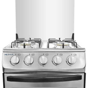 MILEXUS 4 BURNERS 20″ GAS RANGE STAINLES STEEL | MLEG4Q900INOXAJGNI - Image 