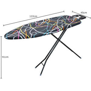 LOTUS HOME COLLECTION IRONING BOARD 48X18" ASSORTED COLORS | NS-336452 - Image 