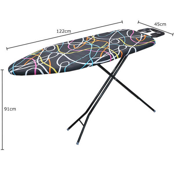 LOTUS HOME COLLECTION IRONING BOARD 48X18" ASSORTED COLORS | NS-336452 - Image 