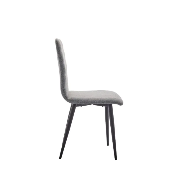 VICTORIA GREY COMFORT CHAIR | PO-2824/GR - Image 