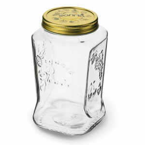 SARINA GLASS JAR SET 3PCS | S-805 - Image 