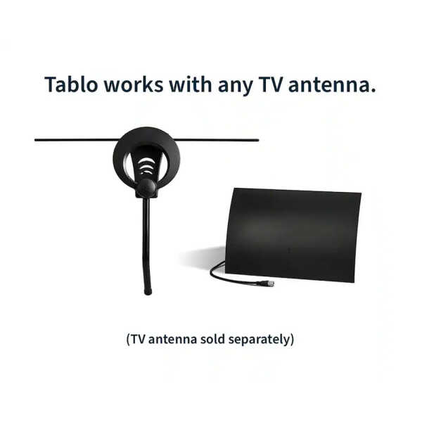 TABLO 4TH GEN, 4-TUNER, 128GB OVER-THE-AIR DVR & STREAMING PLAYER, WHITE | TF1284B-01-CN - Image 