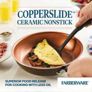 FARBERWARE 14-PIECE COOKWARE SET, CERAMIC NON-STICK | 10629 - Image 