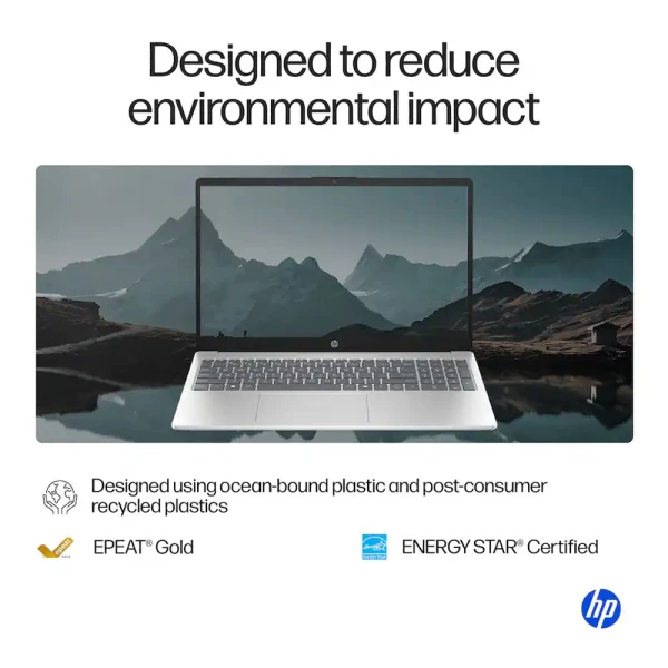 HP 15.6" AMD RYZEN 5 7520U 8GB RAM, 512GB SSD, W11, SILVER LAPTOP | 15-FC0146 - Image 