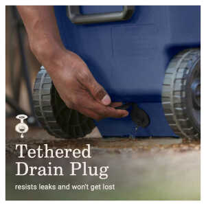 COLEMAN 62QT, 316 SERIES WHEELED COOL BOX BLUE | 2179153 - Image 