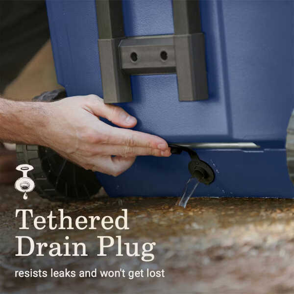 COLEMAN 65QT WHEELED COOLER NAVY | 2179155 - Image 