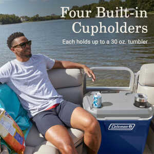 COLEMAN 65QT WHEELED COOLER NAVY | 2179155 - Image 