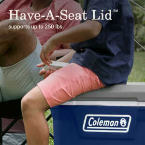 COLEMAN 65QT WHEELED COOLER NAVY | 2179155 - Image 
