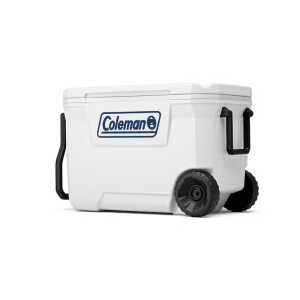 COLEMAN 62QT WHEELED MARINE COOLBOX, WHITE | 3000006482 - Image 