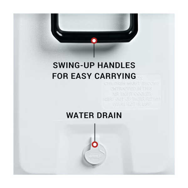 COLEMAN 150QT MARINE COOLBOX, WHITE | 3000006577 - Image 