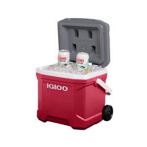 IGLOO 16QT WHEELED COOL BOX, RED | 00034806 - Image 