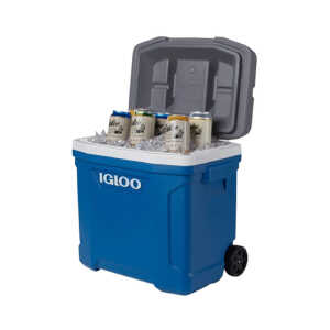 IGLOO LATITUDE 30QT WHEELED COOL BOX BLUE | 00034658 - Image 